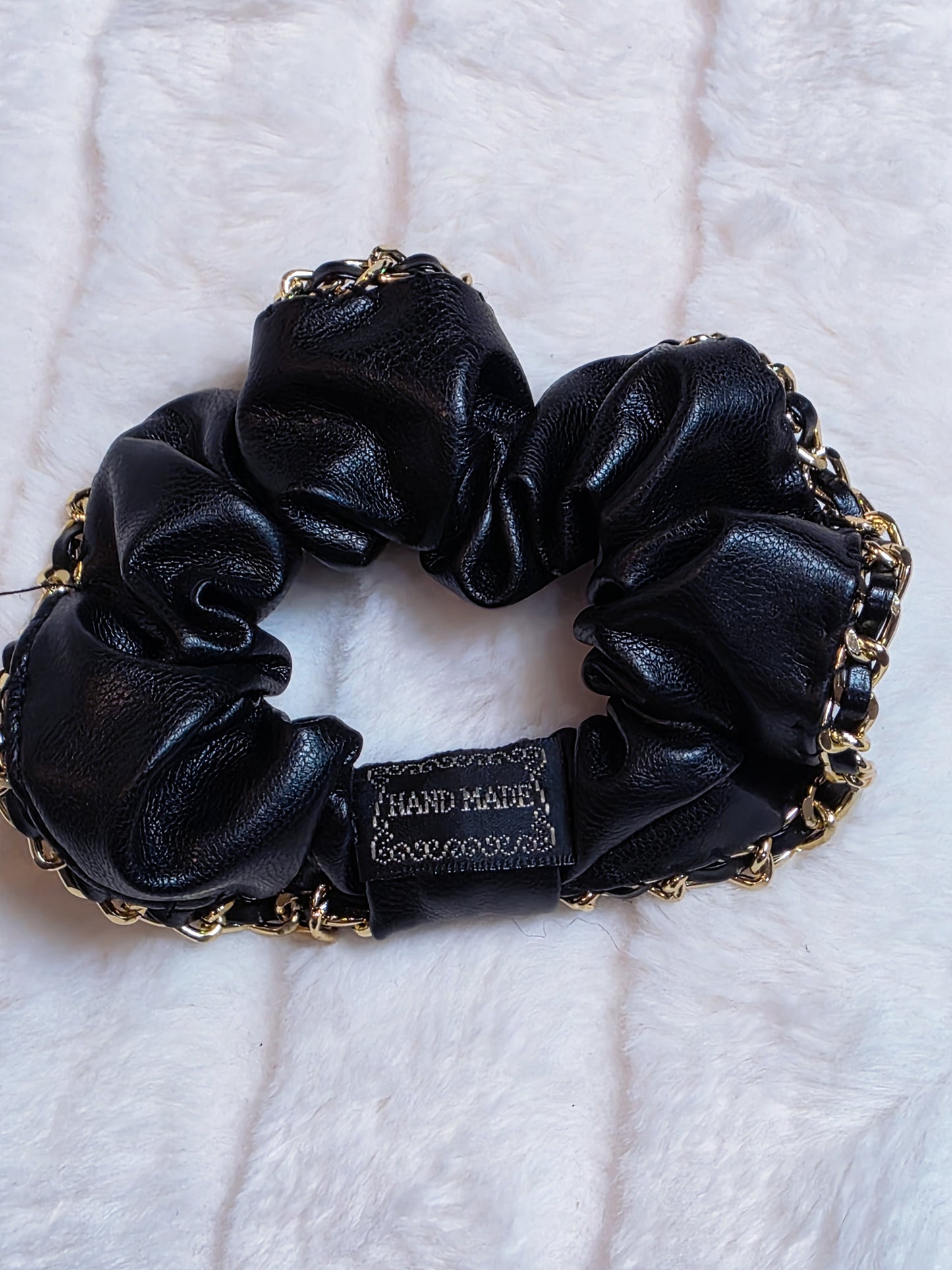 Faux Leather Hair Tie
