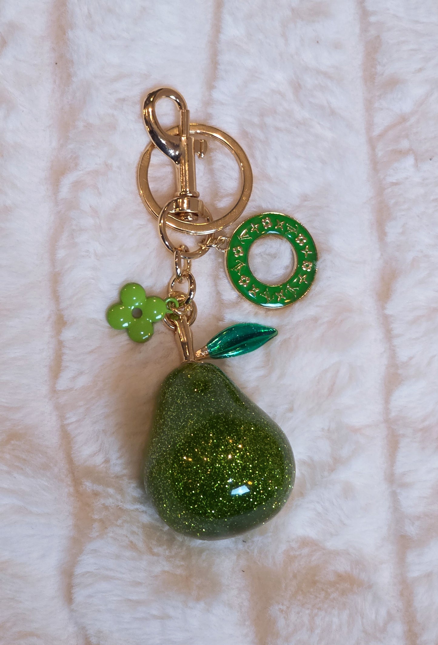 A Pear for Your Thoughts Keychain