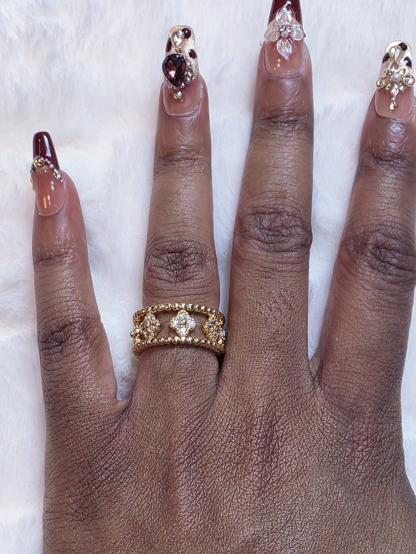 Pave Gold Ring