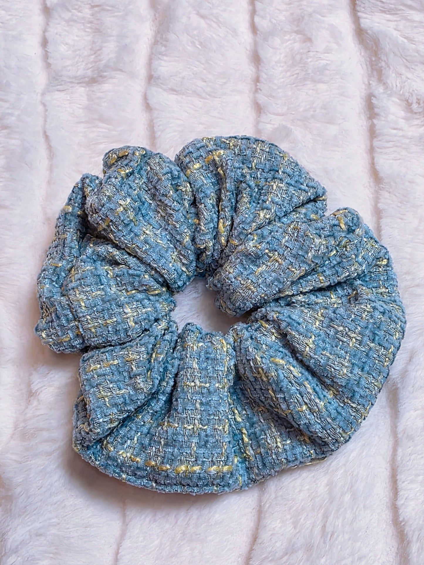 Upcycled CC Button Hair Tie