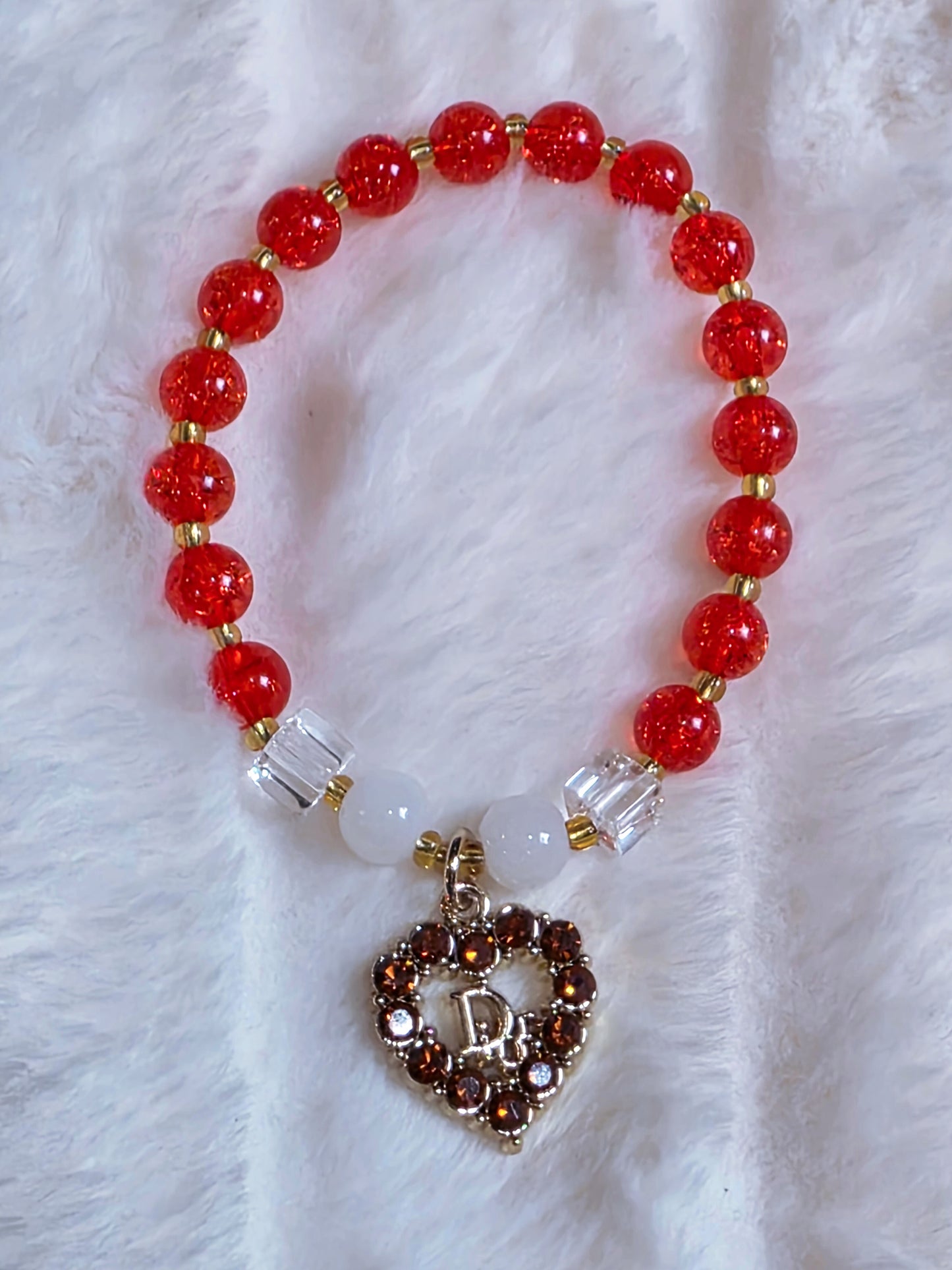 Lady in Red Bracelet