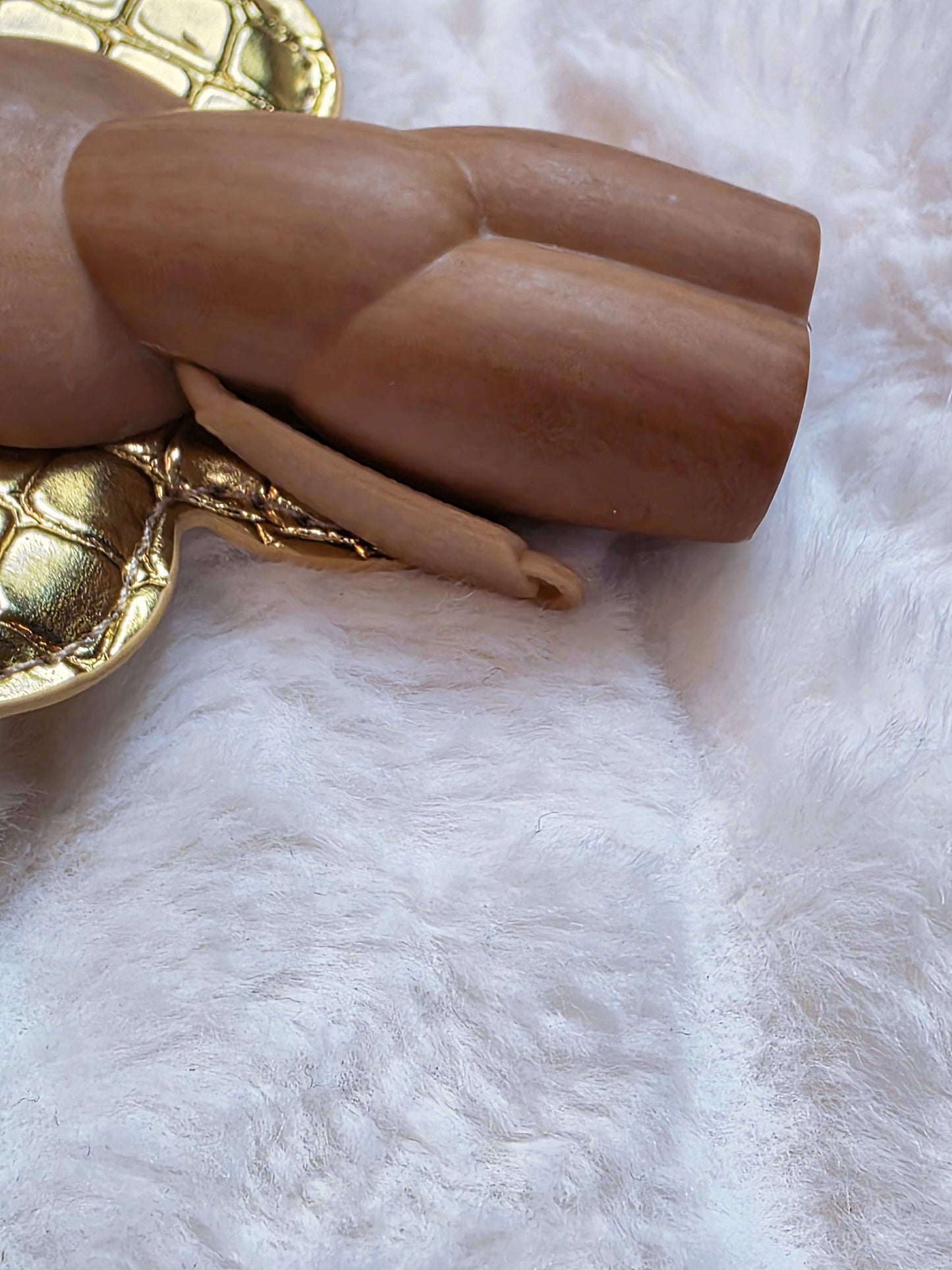 Gold Croc Keychain