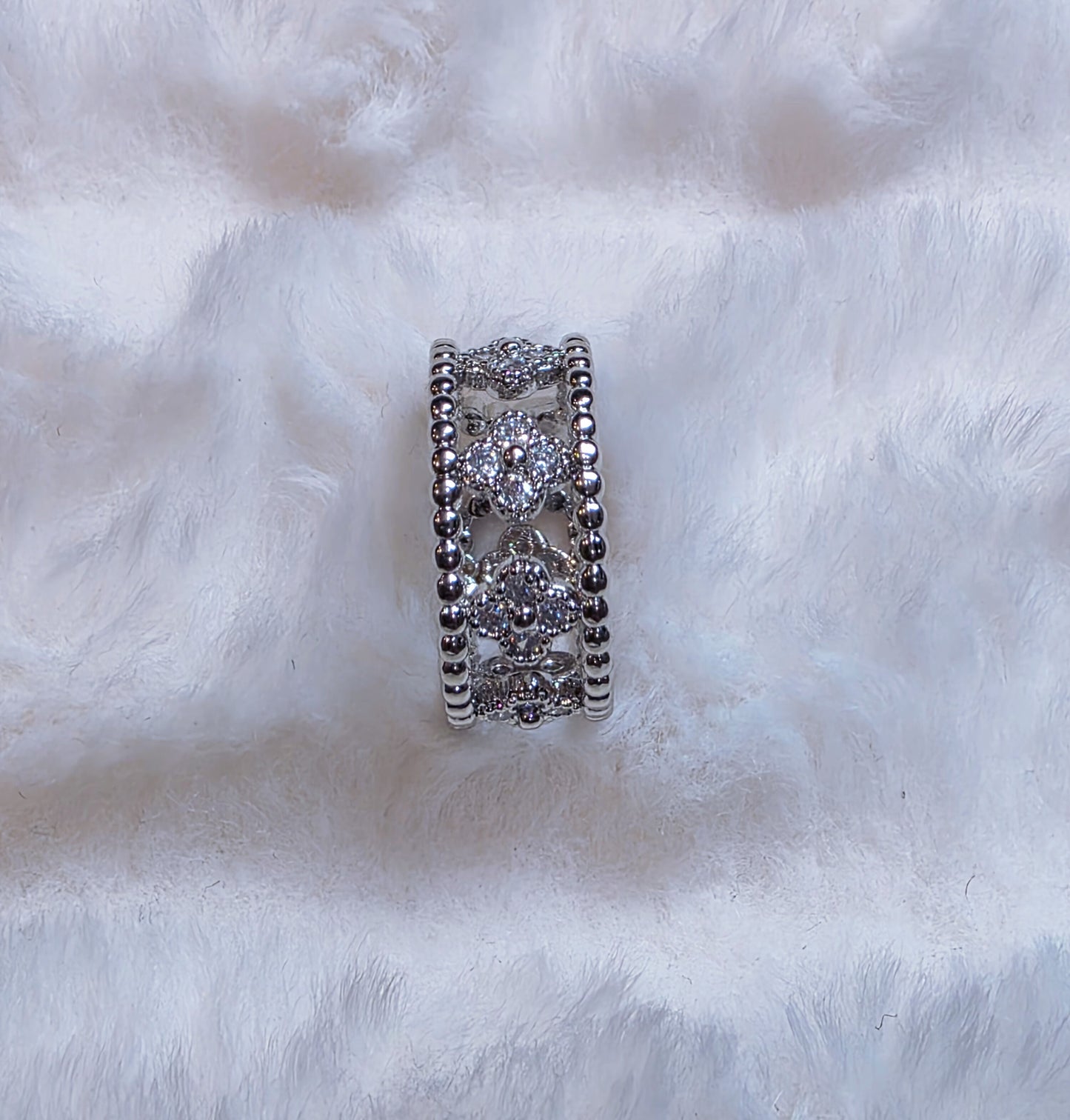 Pave Silver Ring
