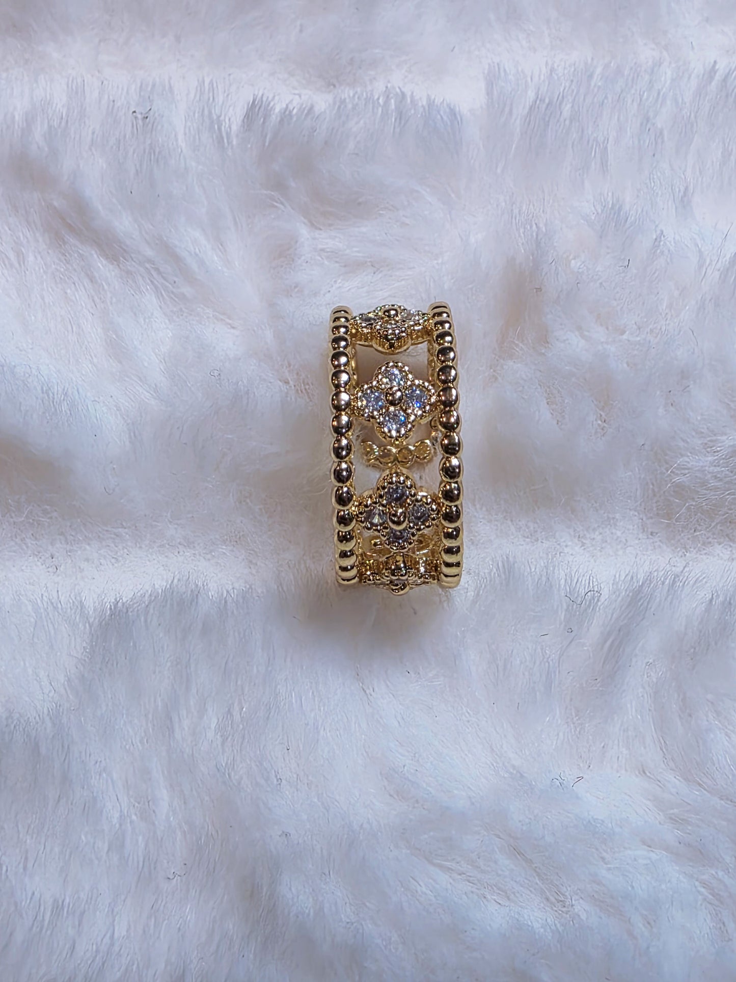 Pave Gold Ring
