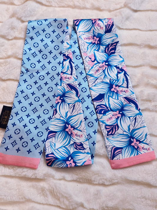 Sweet Blue Fashion Twilly