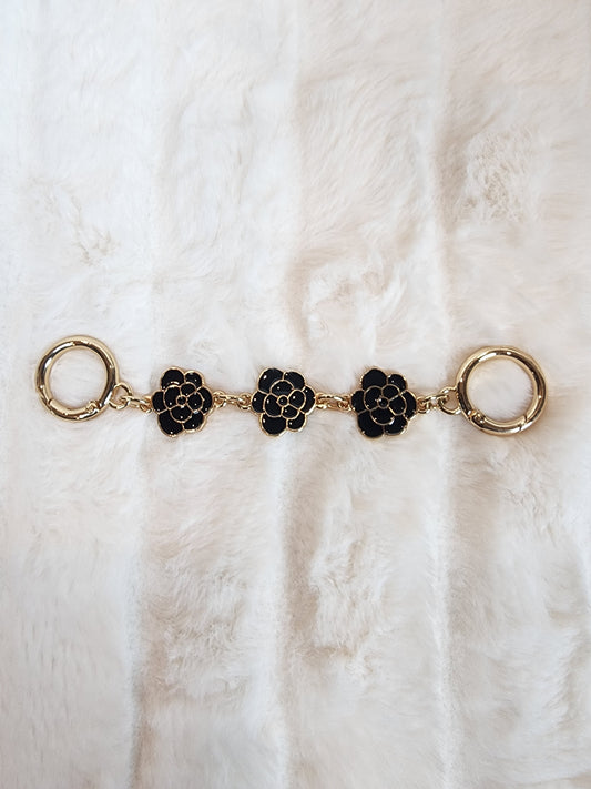 Black Camellia Bag Extender