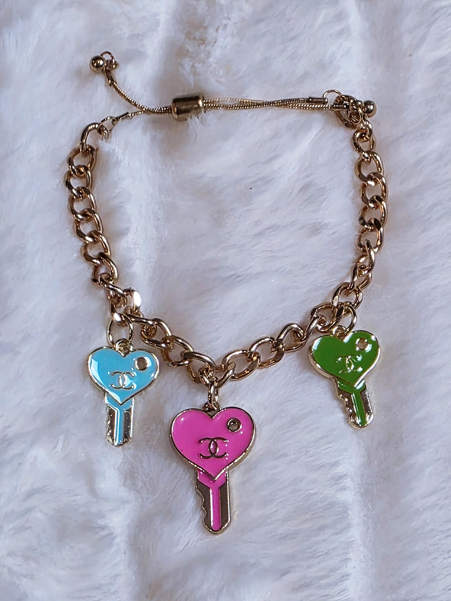 3 Keys to My Heart Bracelet