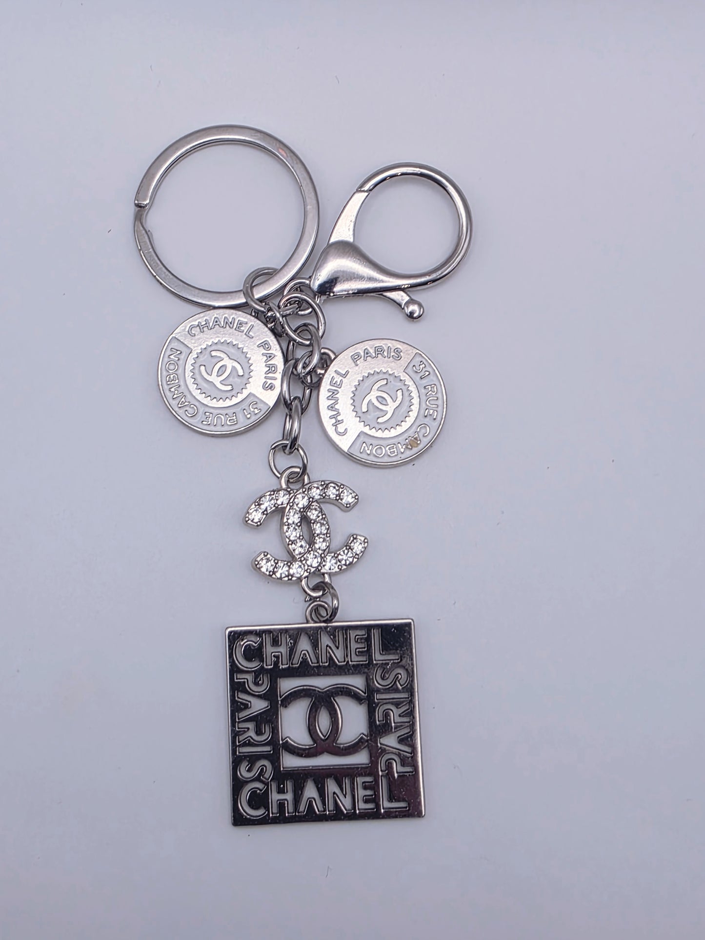Chanel Silver Keychain Bundle