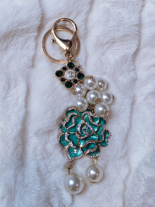Pretty in Green Keychain