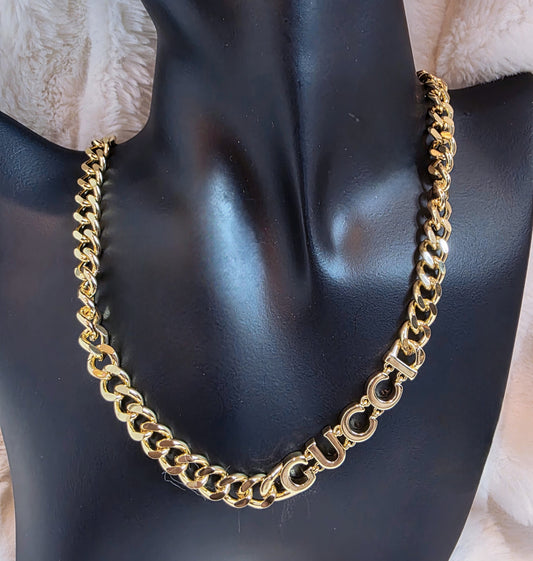 Say My Name Gold Necklace