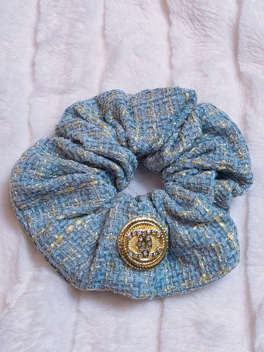 Upcycled CC Button Hair Tie