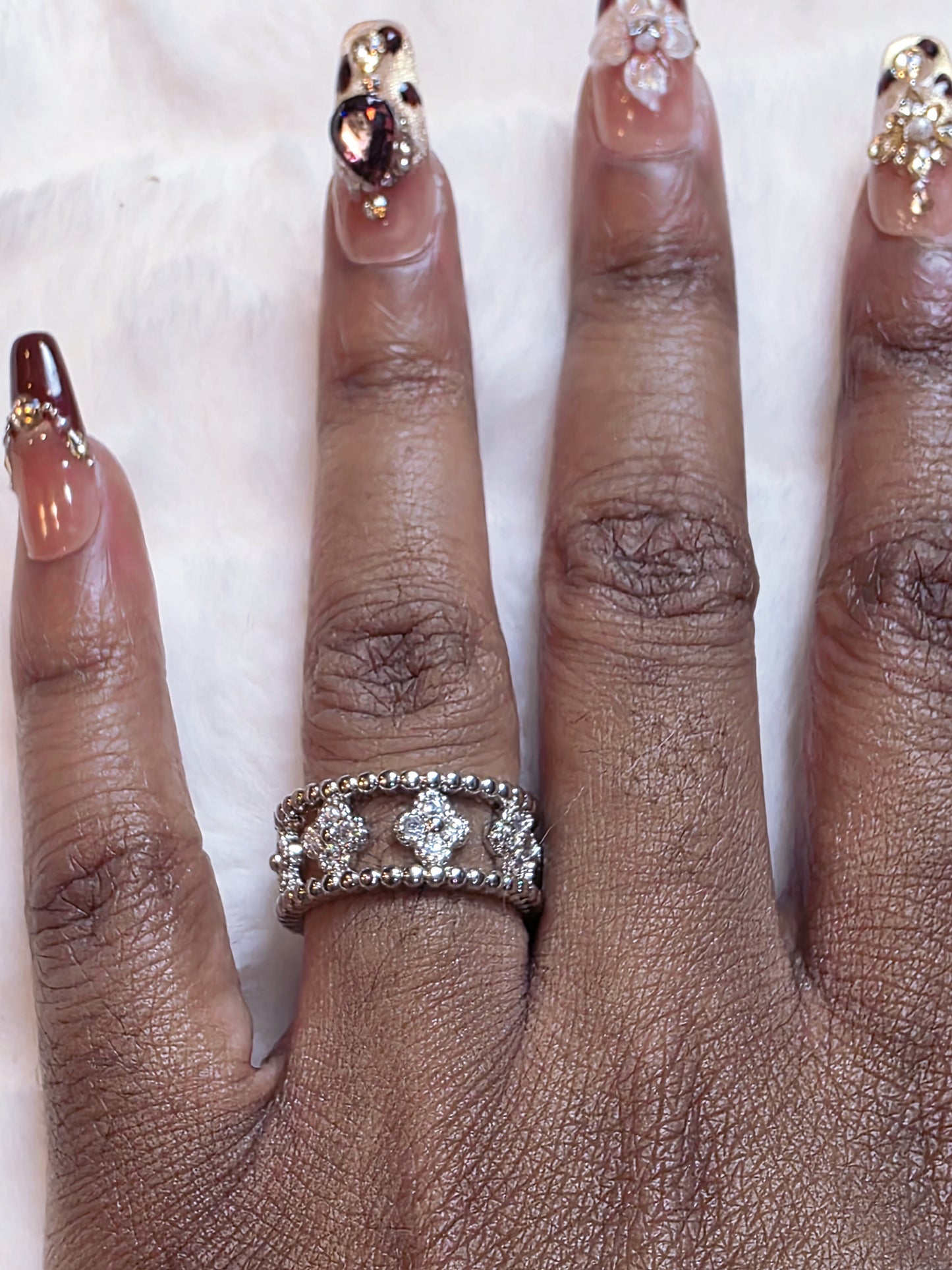 Pave Silver Ring