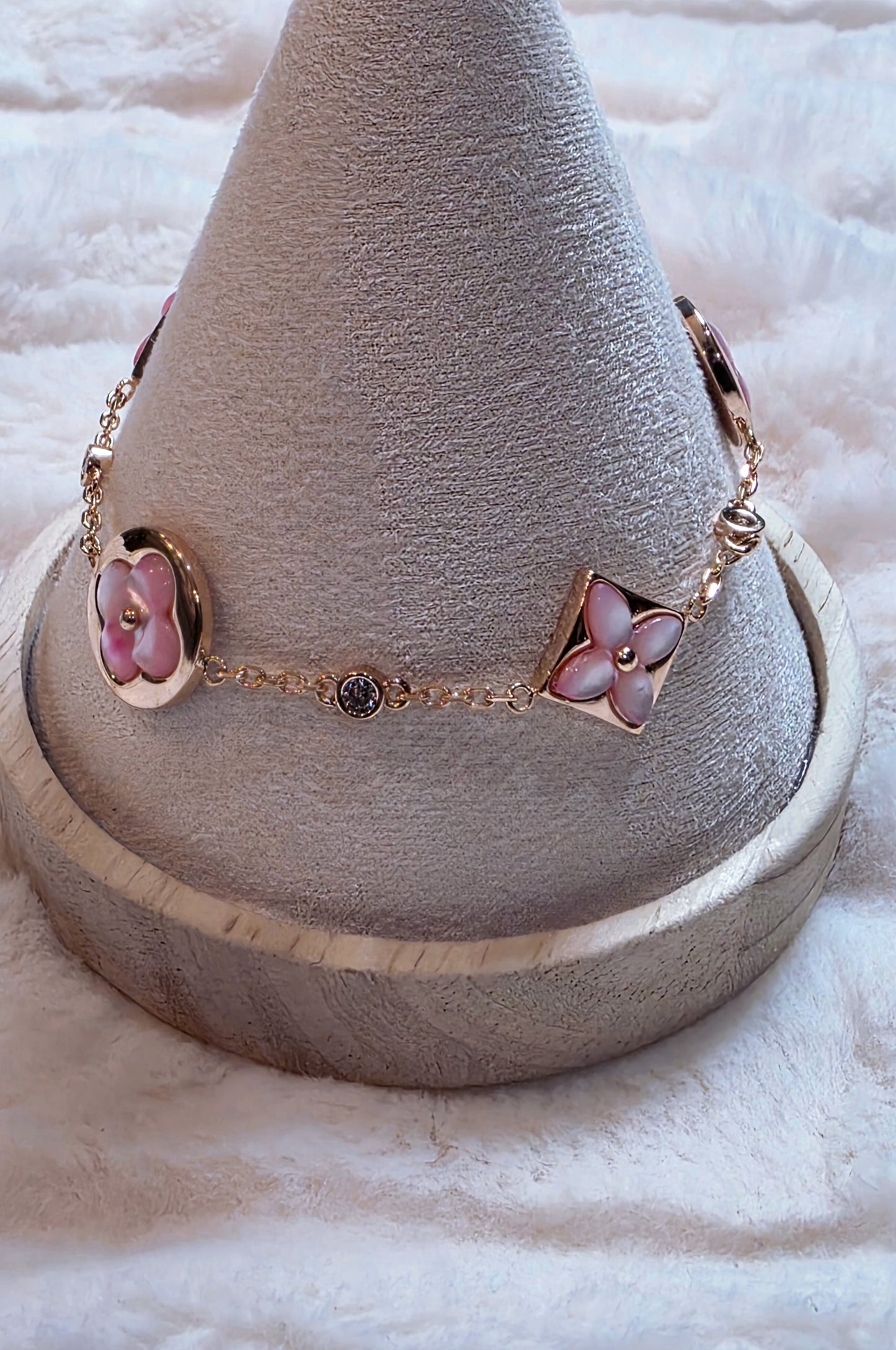 Pink and Rose Bracelet