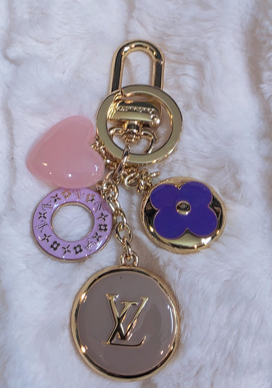 Pink and Purple Delight Keychain