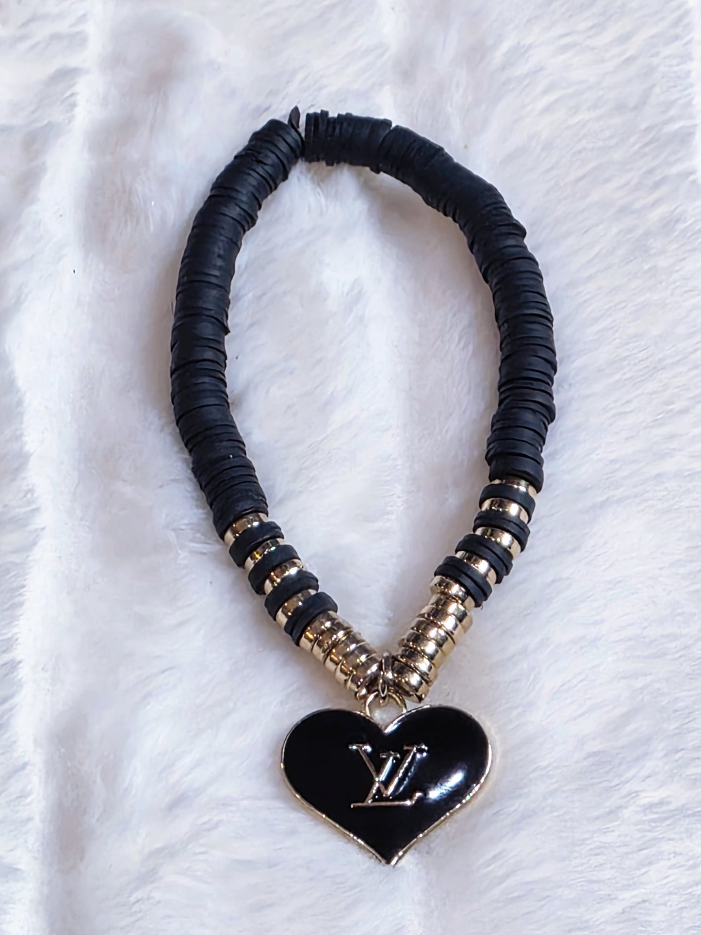 Heart of Black Bracelet