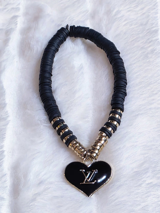 Heart of Black Bracelet