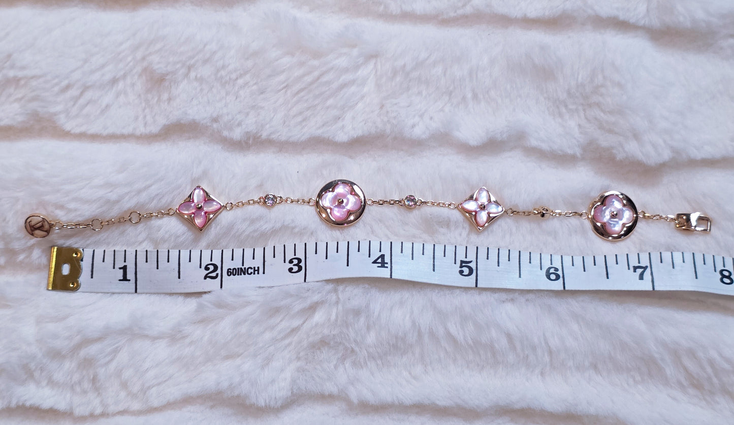 Pink and Rose Bracelet