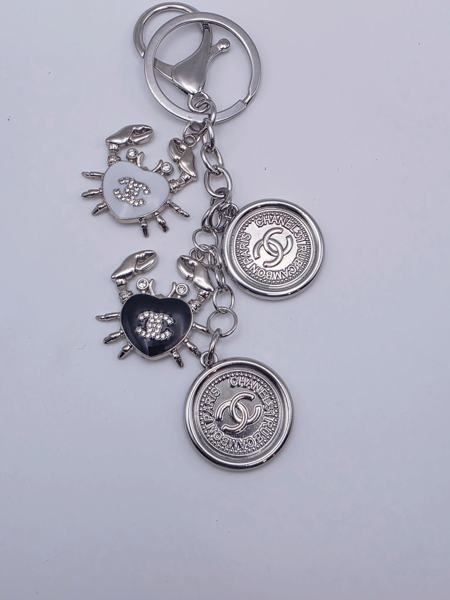Chanel Silver Keychain Bundle