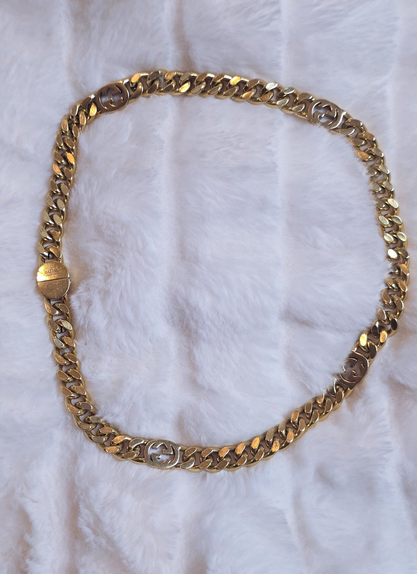 Hammered GG Necklace