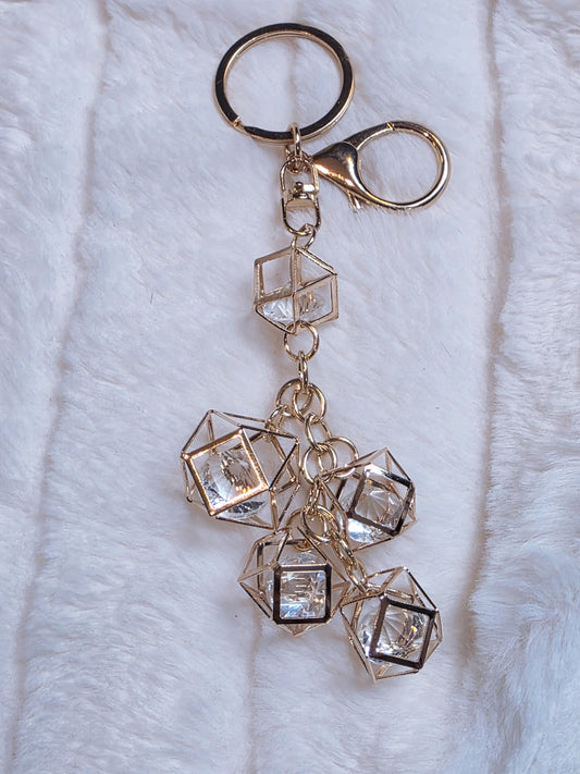Elegant Gold Keychain