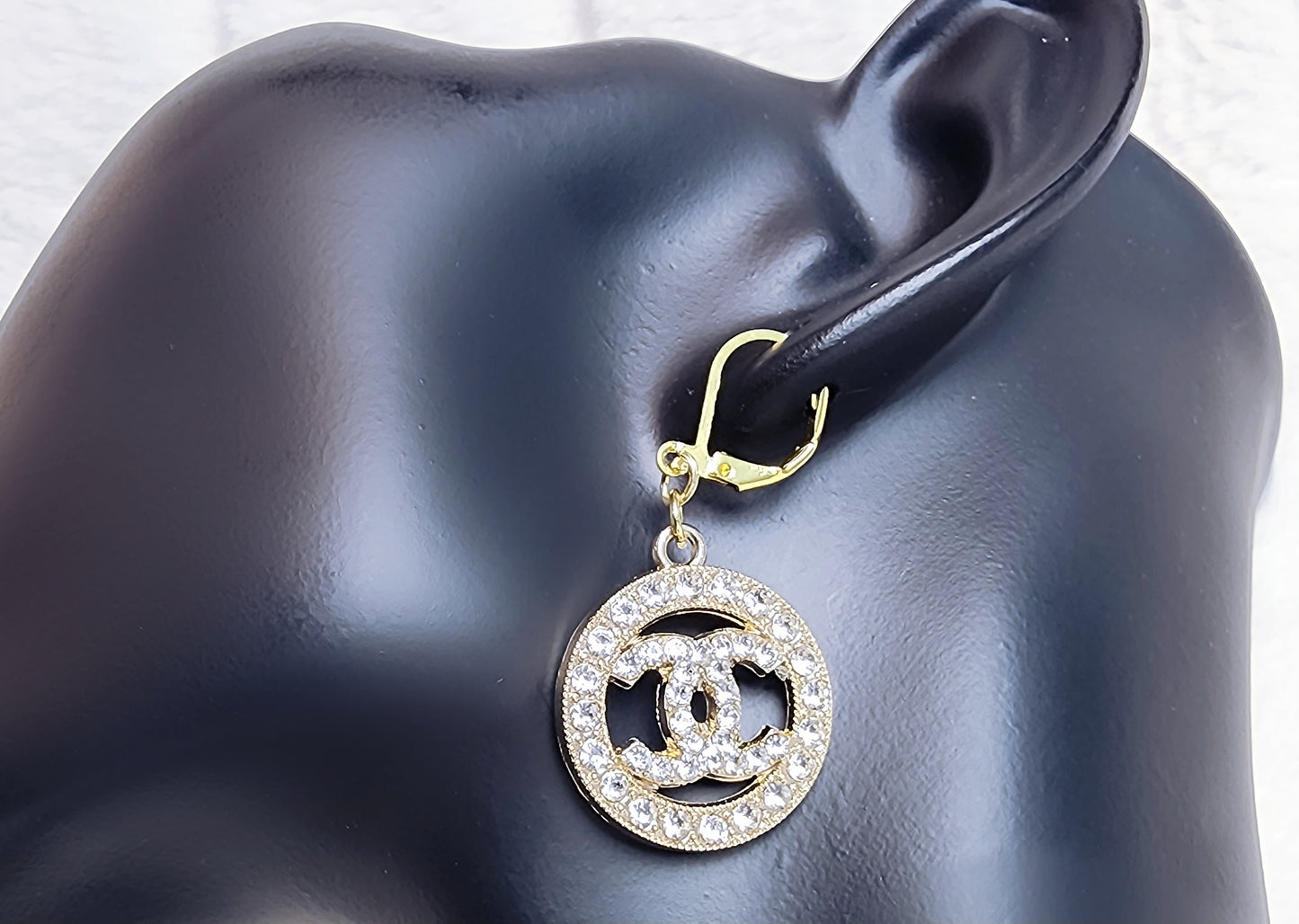 Gold and Diamond Earrings