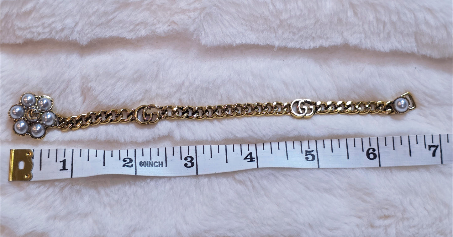 GG and Pearl Bracelet
